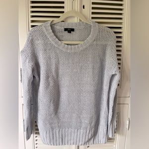 Light blue summer see through sweater jcrew